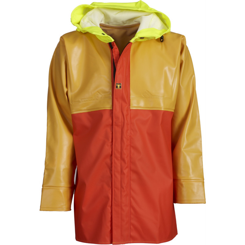 Veste de pêche Isopro Capuche MAGIC jaune orange